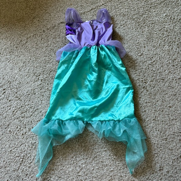 Disney Little Mermaid 4-6X Ariel Dress Costume Blue Purple Princess Cruise Land - Picture 5 of 5